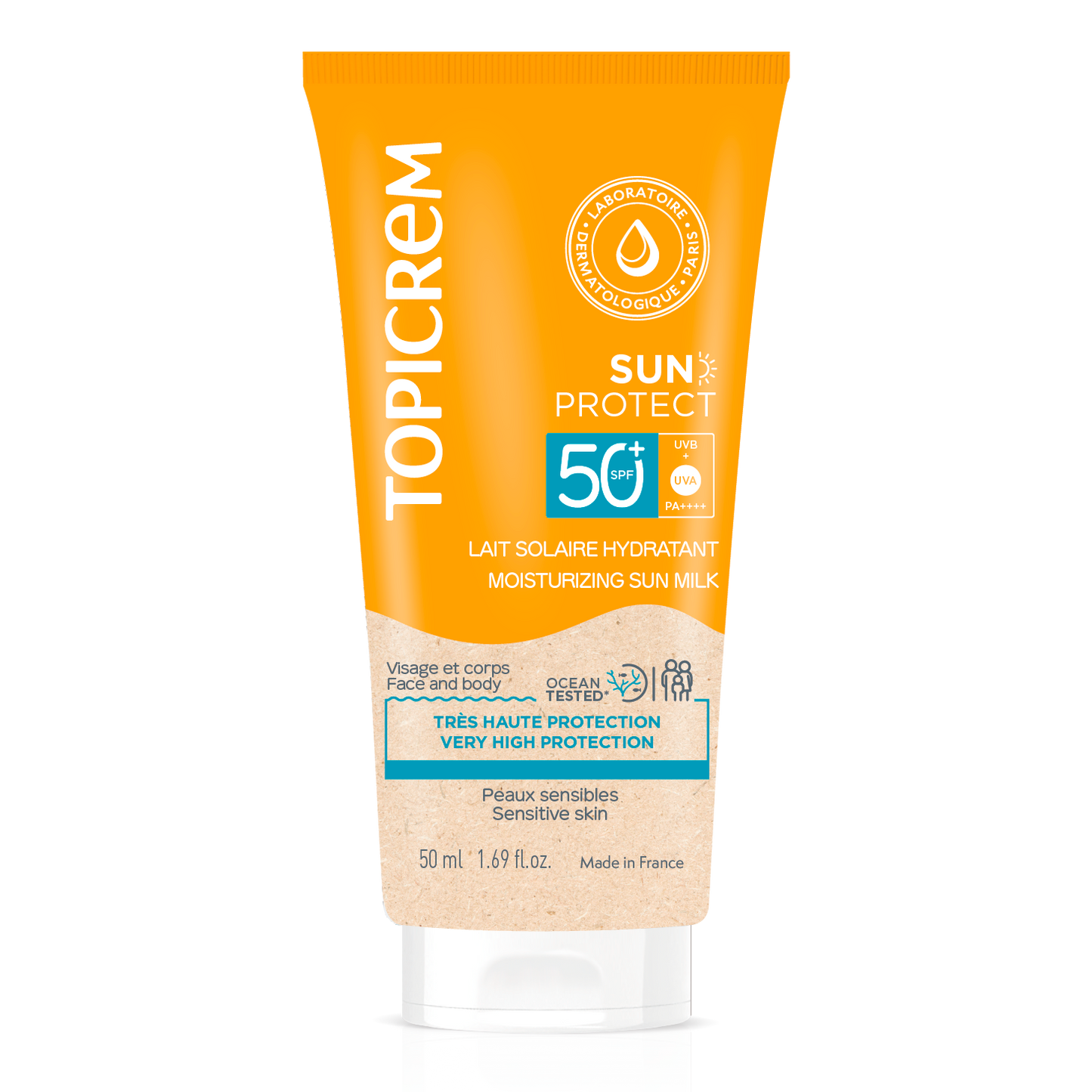 Topicrem Sun protect Leche solar hidratante 50 ml
