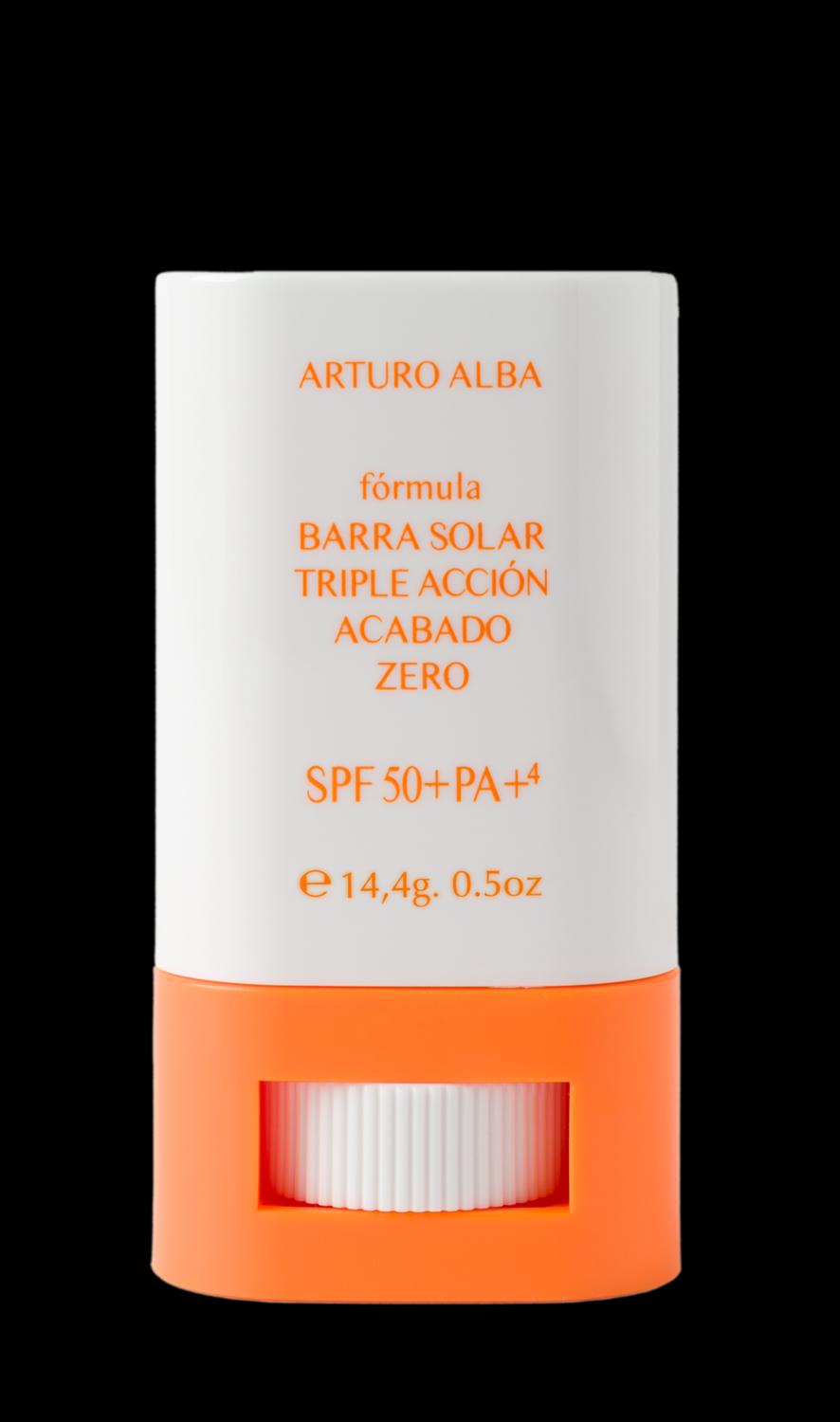 Arturo Alba BARRA SOLAR TRIPLE ACCIÓN ACABADO ZERO SPF50+ PA++++