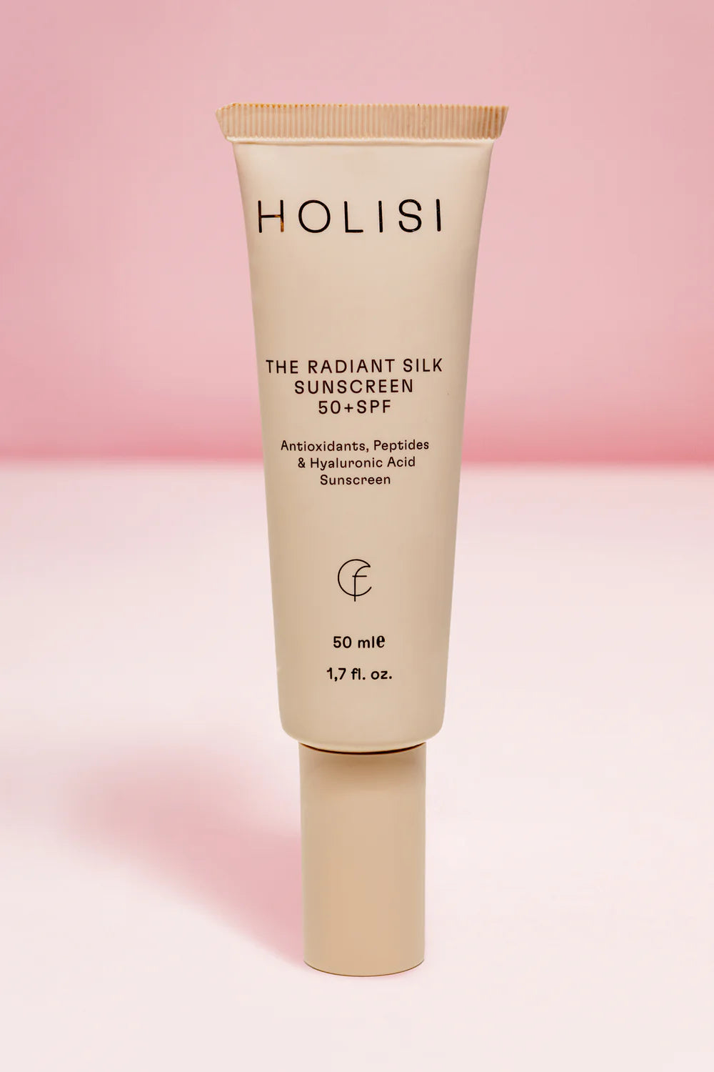 HOLISI The Radiant Silk Sunscreen 50+ spf- Protección solar antiedad